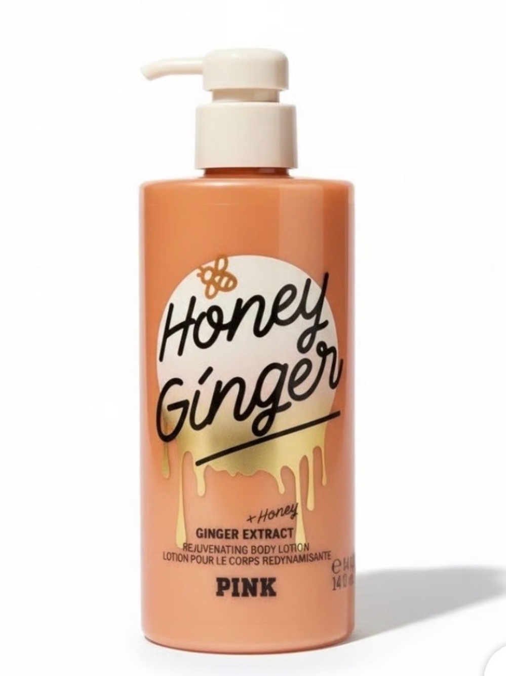 PINK Victoria's Secret Honey Ginger Rejuvenating Body Lotion - Peachy Orange